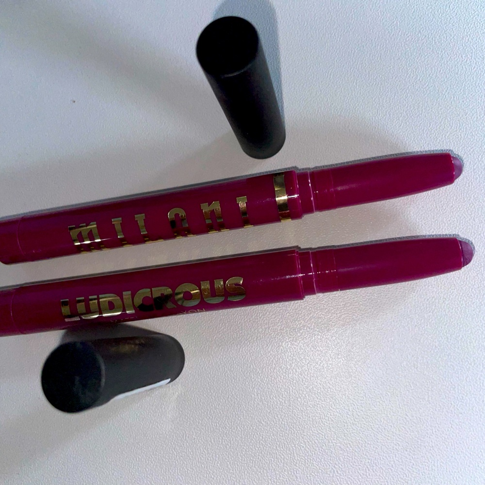 MILANI New Ludicrous Matte Lip Crayon POSTGAME X2